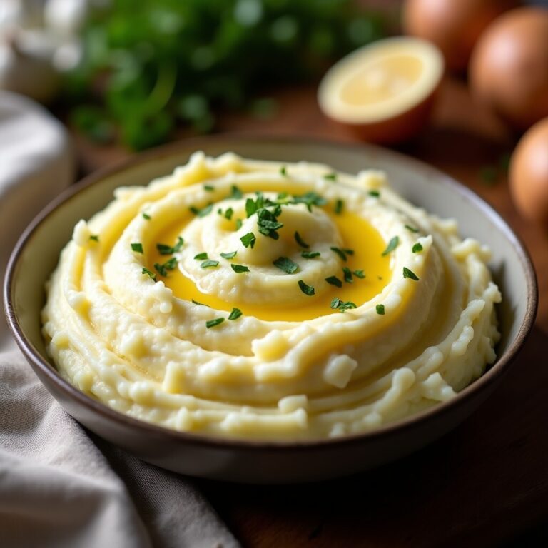 Creamy Garlic Mashed Potatoes Recipe
