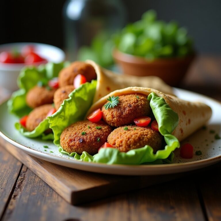 Crispy Falafel Wraps