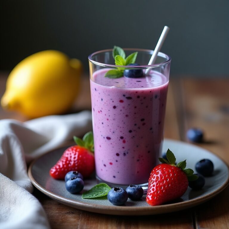 flat belly blueberry smoothie recipe