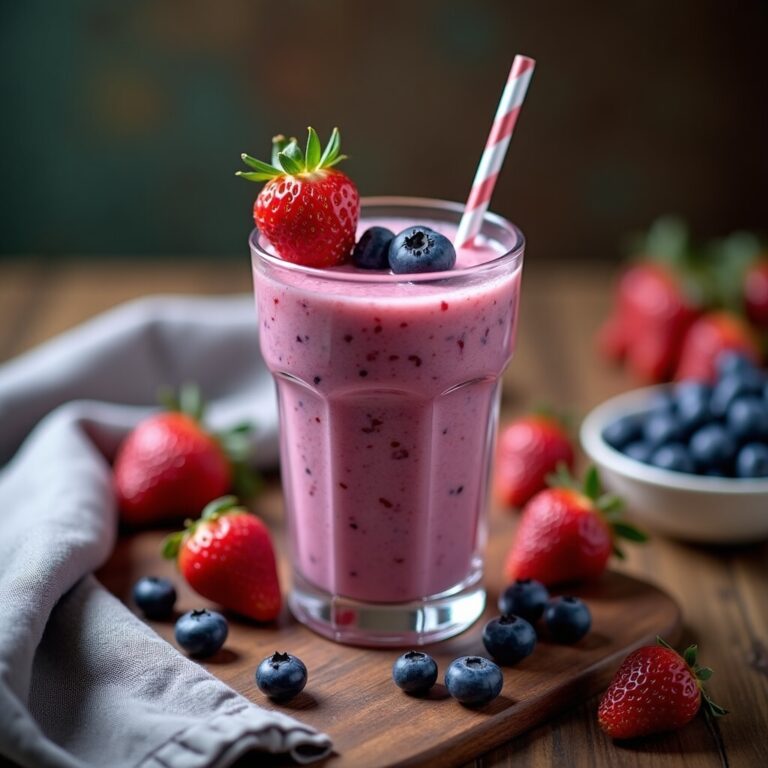 strawberry blueberry smoothie recipe
